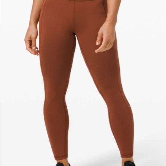 lululemon athletica Pants - Lululemon Invigorate High-Rise Tight  Leggings 25" Womens 4 Dark Terracotta NWT